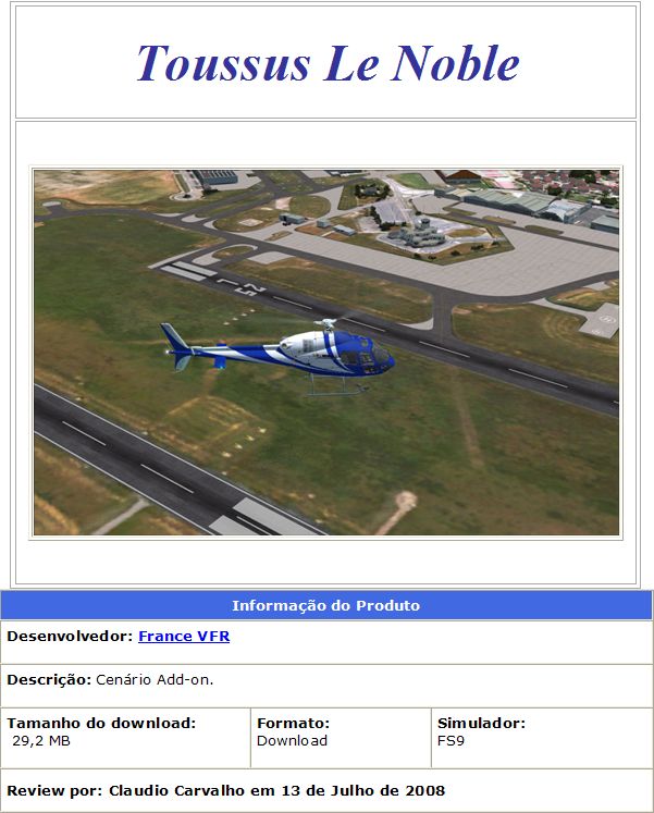 Toussus Le Noble - France VFR (Review de Claudio Carvalho) 1216092905-clip-74kb