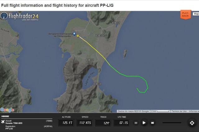 [Brasil] Monomotor cai minutos depois de decolar do aeroporto de Florianópolis 17917532