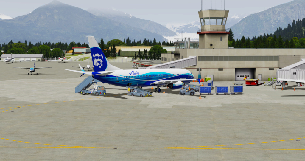 Voando pelo Alasca [Flight Report] 2020-737